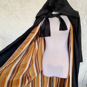 VTG 50s Rare Silk Hooded Lightweight Overcoat